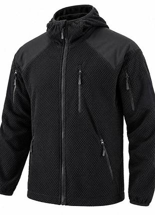 Флисовая кофта esdy grid pro 320 г/м2 black
