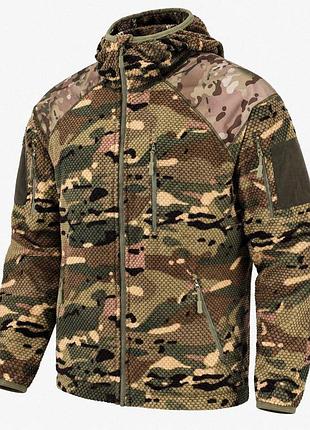 Флисовая кофта esdy grid pro 320 г/м2 multicam