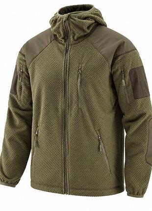 Флисовая кофта esdy grid pro 320 г/м2 olive