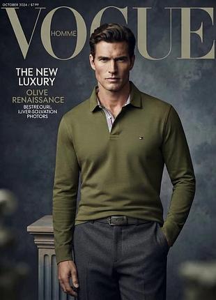 ​🌿 стильний чоловічий лонгслів-поло tommy hilfiger 👕