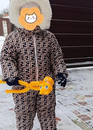 Зимний детский комбинезон 7
