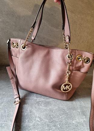 Сумка michael kors, шкіряна сумка mk, сумка через плече,