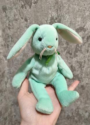 Коллекционный мятный заяц кролик tty beanie babies hippity
