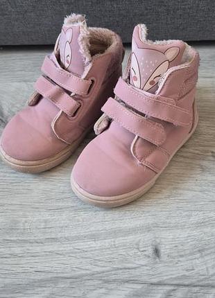 Высокие кроссовки с утеплением, 15,5 см