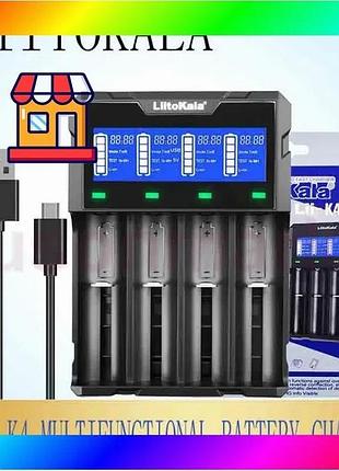 Bs зарядное устройство liitokala best mix lii-k4 автоматическое с функцией power bank на 4 акб bas77/n