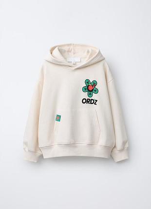 Худи с принтом-логотипом zara 4806, 4816 (6224/665/251)