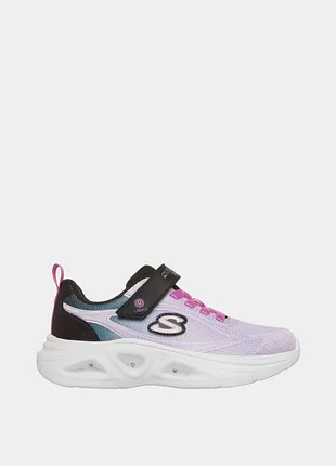 Оригінальні дитячі кросівки skechers /дівчачі кросівки skechers з led-підошвою