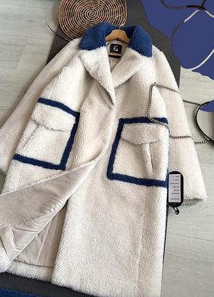 Новая натуральная шуба oversize (овчина) 4