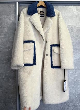 Новая натуральная шуба oversize (овчина) 9