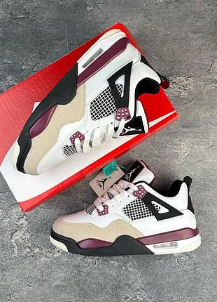 Стильні кросівки air jordan 4 retro psg paris saint-germain