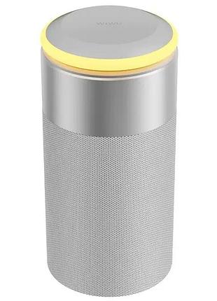 Беспроводное зарядное устройство 3 в 1 с bluetooth колонкой для смартфонов и наушников быстрая зарядка qi 15вт