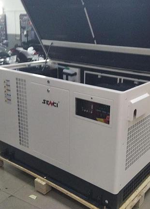 Газовый генератор senci sc30reg-eb (230/400 в, 30/30/28 квт, бензин / природний газ (ng) / lpg)
