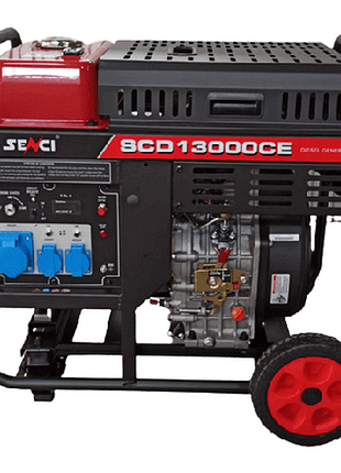 Генератор scd 13000 ce (8 - 8,5 квт) senci дизельный