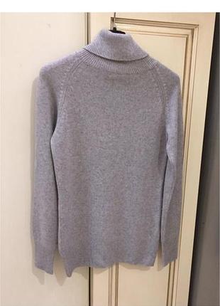 Водолазка жіноча silk & cashmere turtleneck melange grey