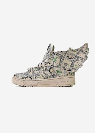 Мужские кроссовки adidas jeremy scott x forum wings 1.0 “money” / smb+ 🔗
