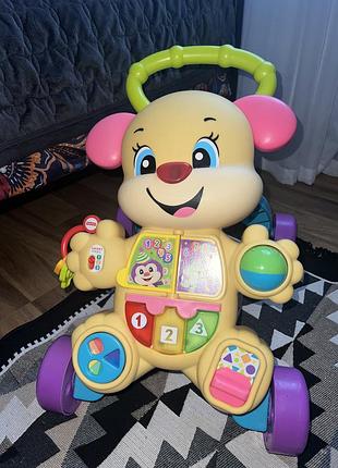 Ходунки толокар собачка fisher price