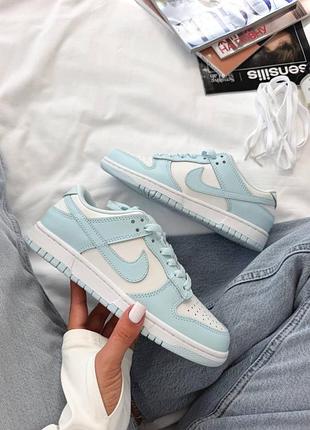 Жіночі кросівки nike sb dunk blue white / smb+ 🔗
