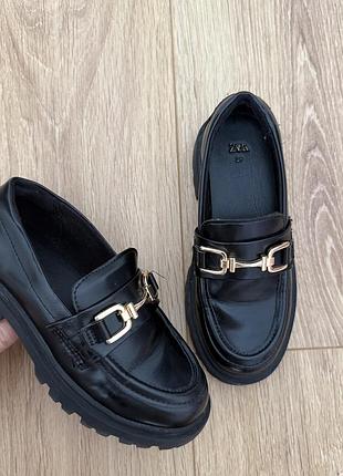Туфлі zara чорні, 29 розмір
