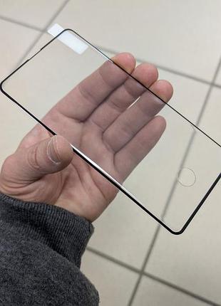 Захисне скло для samsung galaxy s10 plus / самсунг гелаксі s10 плюс mietubl, 5d, з чорною рамкою