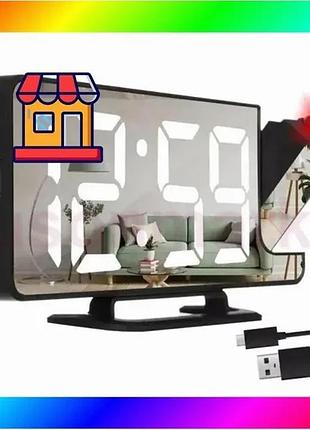 Bs led годинник настільний best mix (польща), гарний настільний годинник, годинник настільний з таймер bas77/n