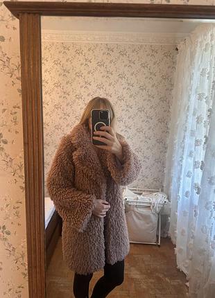 Пальто шуба тедді