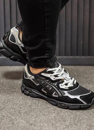 Чоловічі кросівки asics gel-nyc gore-tex black grey / smb+ 🔗