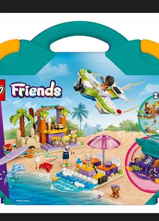 Ігровий набір lego friends «творча валіза для подорожей і відпочинку на пляжі» 42672