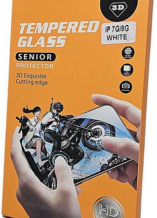 Защитное стекло veron 3d curved senior iphone 7\8 white