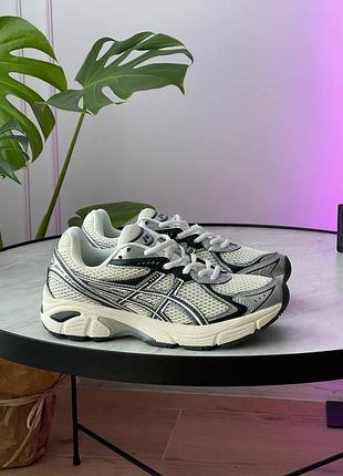 😍 женские кроссовки asics 1968-2160 white silver black