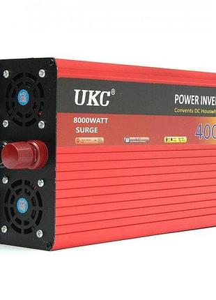 Преобразователь ukc ar 4000w 24v авто инвертор c функцией плавного пуска - kc-2350