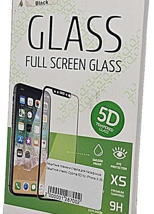 Захисне скло optima 5d for iphone x (r-design) black