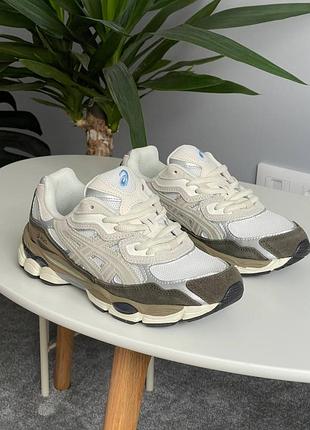 😍 женские кроссовки asics gel-nyc metallic