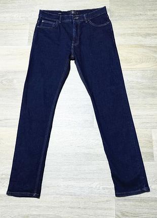 Чоловічі темно-сині джинси next, розмір 32/33 slim fit.