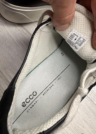 Крутые черные кроссовки ecco ( описание ) 8
