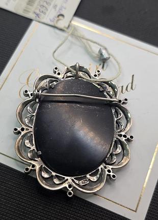Серебряная брошь 925 3