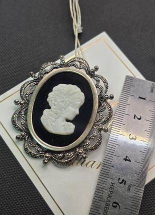 Серебряная брошь 925 2