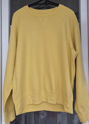 Світшот чоловічий uniqlo жовтий m