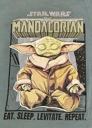 Primark-star wars the mandalorian - футболка стильная - звездные войны мандаролец грога ( бейби йода) - м, унисекс