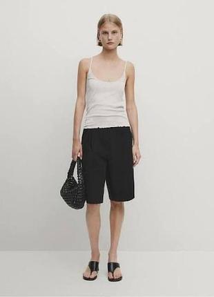 Бавовняні шорти бермуди massimo dutti 28