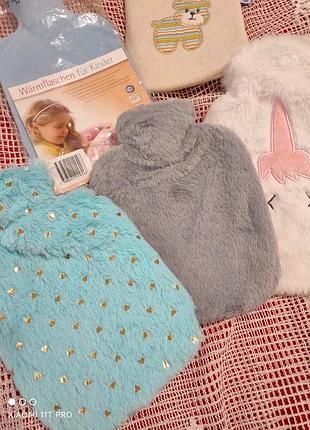 Новые немецкие водяные грелки в чехлах , 1 лит