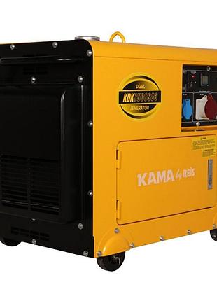 Генератор дизельный kama kdk7500sc3