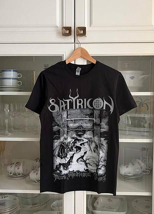 Новая футболка satyricon - dark medieval times
