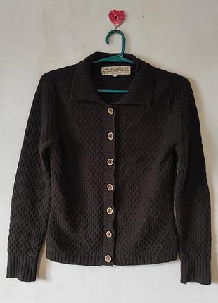 В'язаний кардиган noa noa (100% шерсть ягняти lambswool), розмір s / 36-38