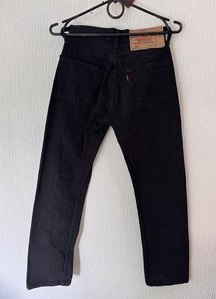 Культові чорні джинси levi's 501 original з класичним прямим кроєм. джинси дитячі доя хлопчика підлітка 12-14 років