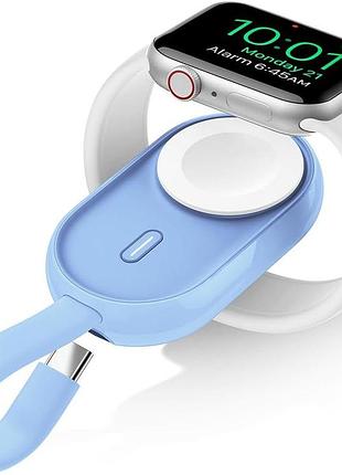 Veger - портативний powerbank для apple watch на 1200 маг з вхідним кабелем, магнітний