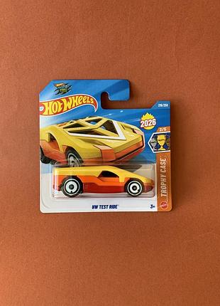 Машинка хот вілс hw test ride hot wheels 2026