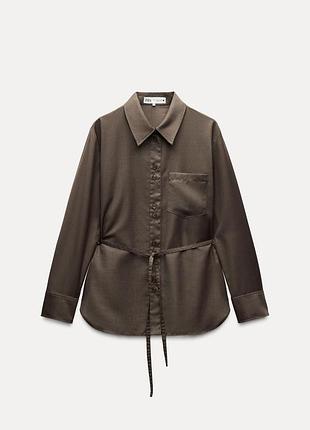Сорочка zara/ жіноча блуза zara