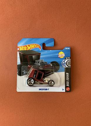 Машинка хот вілс uncertain-t hot wheels 2026