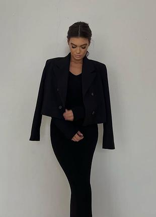 Вкорочений чорний жакет із костюмної вовни zara
💫💫💫💫💫💫💫💫💫💫💫💫💫