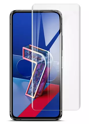 Гидрогелевая защитная пленка на asus zenfone 7 zs670ks (прозрачная пленка на весь экран)